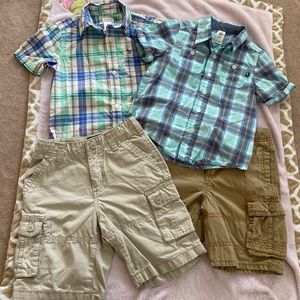 Toddler boy short and shirt set